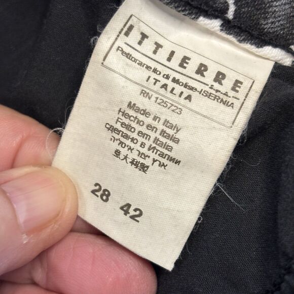 VTG 90s Roberto Cavalli /Ittierre AOP Psychedelic Illusion Stripe Jeans Size 28 - Picture 13 of 16